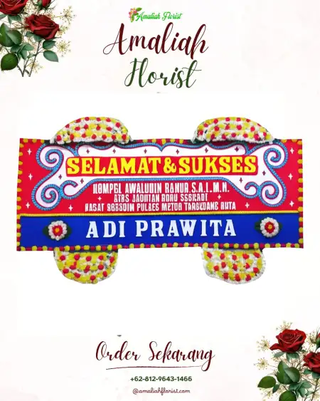Papan Bunga Ucapan Selamat Nampurejo